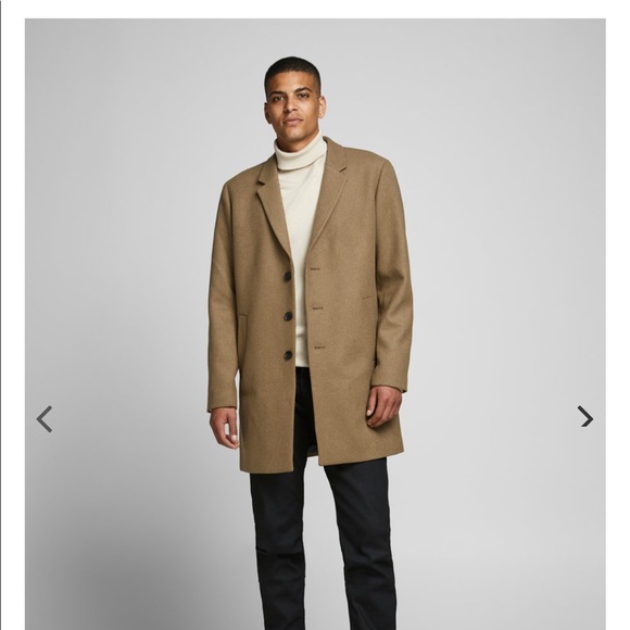 Jack&Jones Tan Peacoat - Picture 3 of 4
